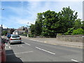 Road heading over the River Ericht at Blairgowrie and Rattray