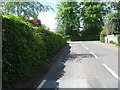 Junction of A984 and minor road in Meikleour in Perthshire