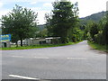 Entrance to Faskally caravan and camping park