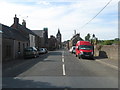 The road heading back to Coupar Angus town centre