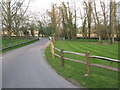 View along the road to Fletching near Fletching Mill