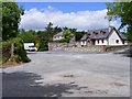 W8371 : Houses at crossroads, Ballintubbrid West Townland by Mac McCarron