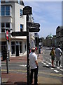 North Laine signpost, Church Street, Brighton