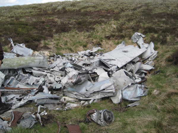 Wreckage of De Havilland Venom © Les Hull cc-by-sa/2.0 :: Geograph ...