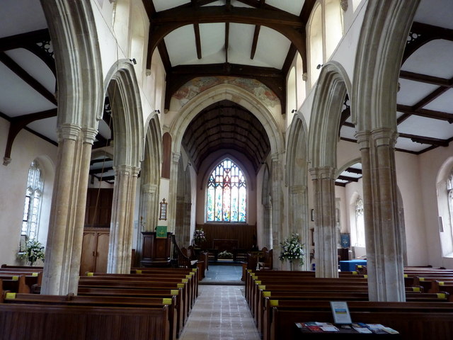 Church interior, St Mary's, Boxford © Andrew Hill cc-by-sa/2.0 ...