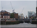 Entrance to Limehouse Marina