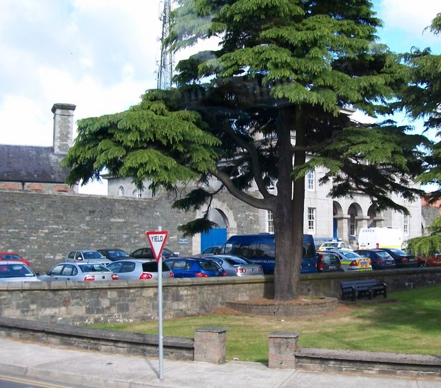 Official car park at Dundalk Garda Station