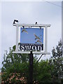 The Swan Inn Public House sign, Worlingworth