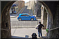 Busking by the Scots Gate