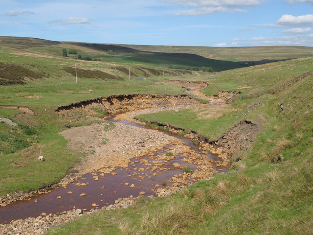 The valley of Rookhope Burn below Lintzgarth Common (2)