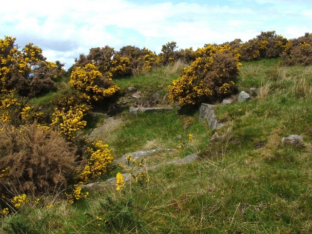 Pit from former limestone quarrying