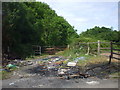 Unofficial rubbish disposal site, Cwrt-yr-ala Rd, Cardiff