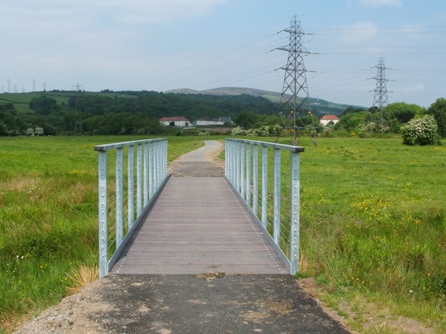 Footbridge on Cycle Route