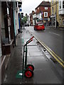 Hand trolley in New Street