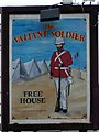 Sign for the Valiant Soldier