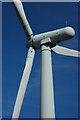 SN9295 : Wind turbine, Carno by Philip Halling