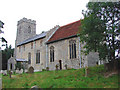 TM2984 : St Cross South Elmham, St George's church by Adrian S Pye