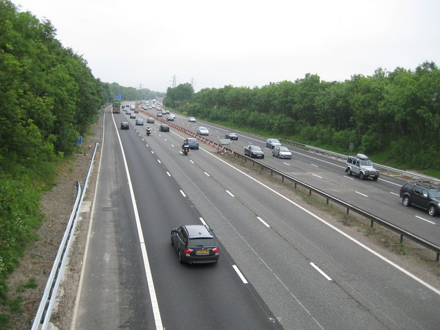 M4 Motorway near Stud Green © Nigel Cox cc-by-sa/2.0 :: Geograph ...