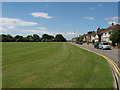 Heath playing fields and King George V Drive North.