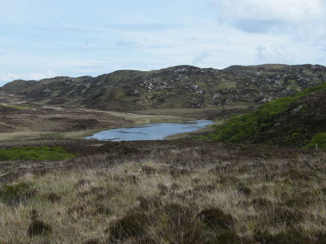 Loch an Sgalain - a bit closer for a better view.