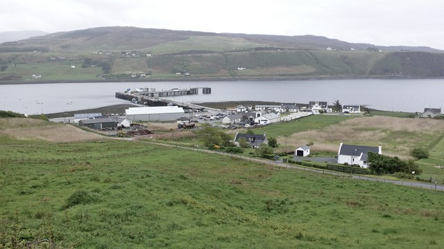 The Ferry Terminal At Uig Isle Of Skye © Anthony Oneil Cc By Sa20