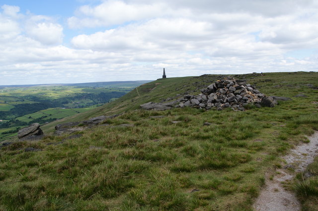 A cairn by the Pennine Way