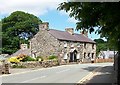 Terraced cottages east of Pont Llanystumdwy bridge