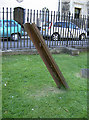 Railway track in St Mary Redcliffe churchyard