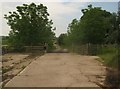 Access road to Shirley Farm