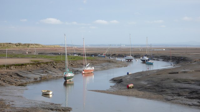 Boats in the Alt estuary