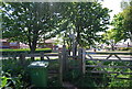 Kissing gate on the edge of Flamborough