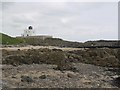 NU1735 : Blackrocks Point Lighthouse, Bamburgh by Andrew Curtis