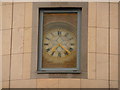 Hammersmith: St. Paul?s clock reflected