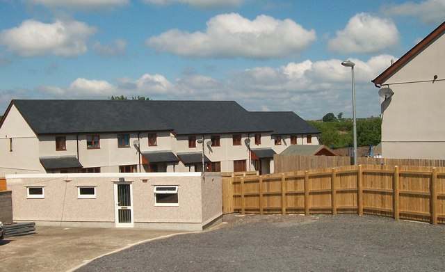 A new housing estate at Llanllyfni