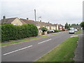 Looking south-west down Kelly Road