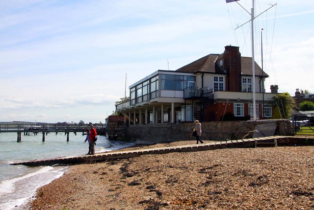 The Royal Solent Yacht Club in Yarmouth