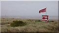 Signal Flag at Raven Meols