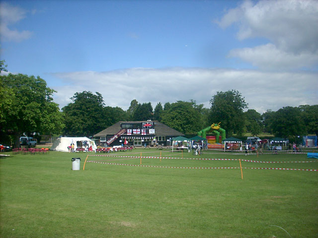 Cricket pavilion on the village green