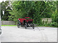 Horseless carriage in the Swan Inn car park