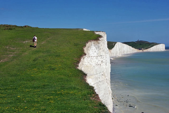 Walking the Seven Sisters © Robin Webster cc-by-sa/2.0 :: Geograph ...