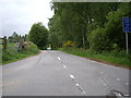 Single track road, with passing places