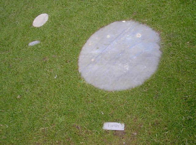 Representative stones on the telescope pathway