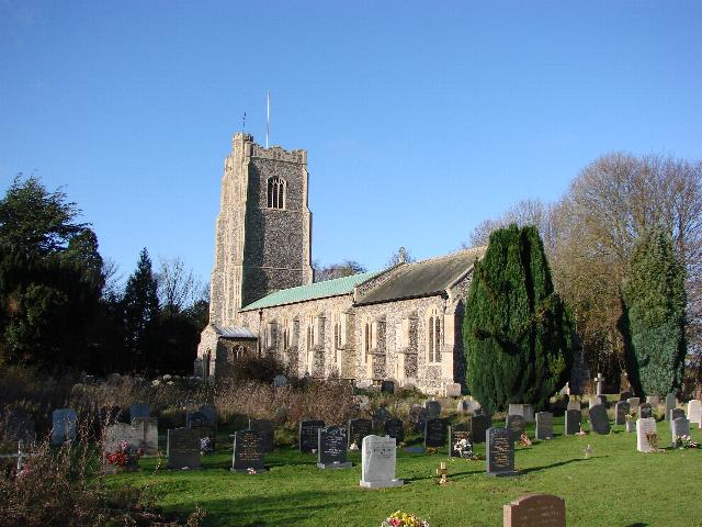 Hoxne St Peter and St Paul's church © Adrian S Pye :: Geograph Britain ...