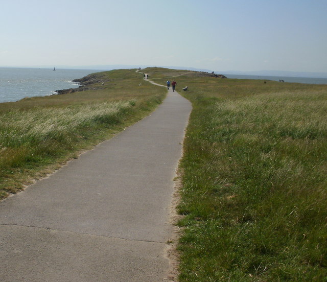 Path to Friars Point, Barry Island
