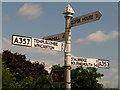 Henstridge: close-up of erroneous old sign