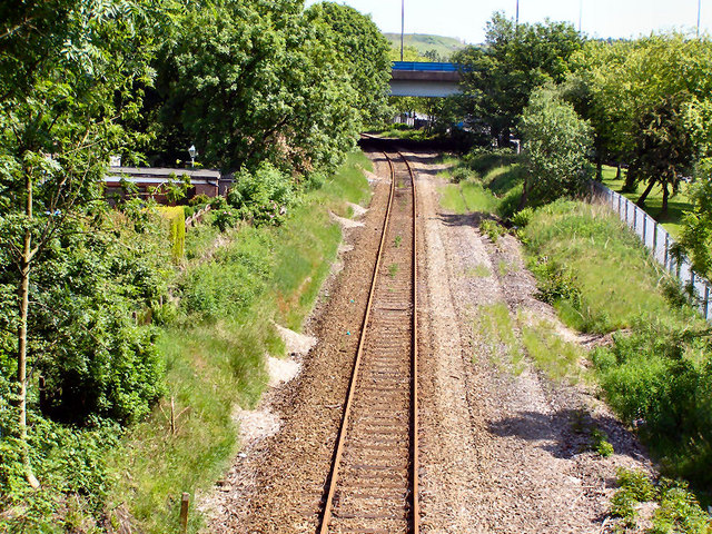 Railway from Ladyhouse Lane
