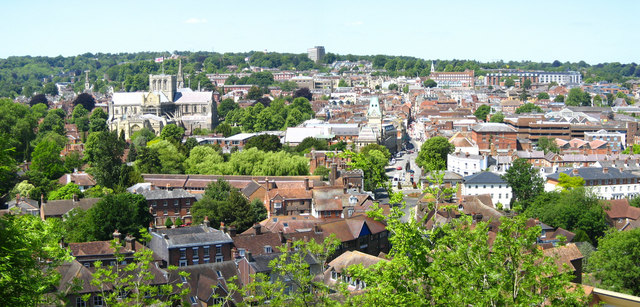 View from St Giles's Hill