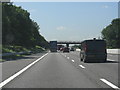 M62 approaching Moss Farm overbridge