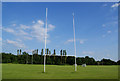 Rugby posts at Hopwood Hall College