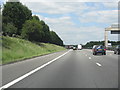 M6 motorway north of Byley Lane bridge